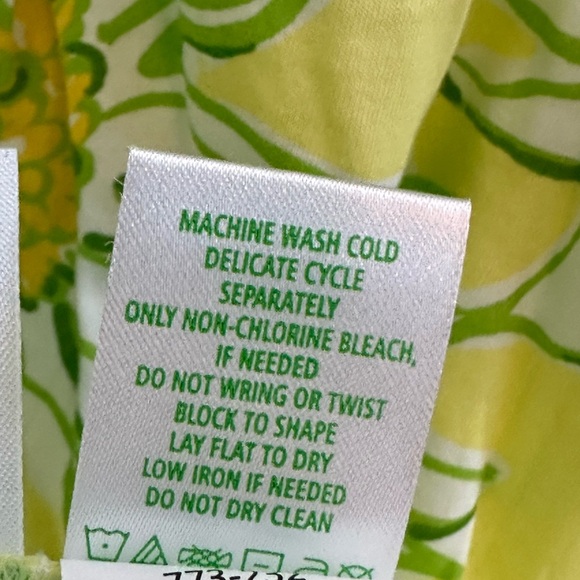 Lilly Pulitzer Yellow and Green Floral Midi Dress - Picture 9 of 14